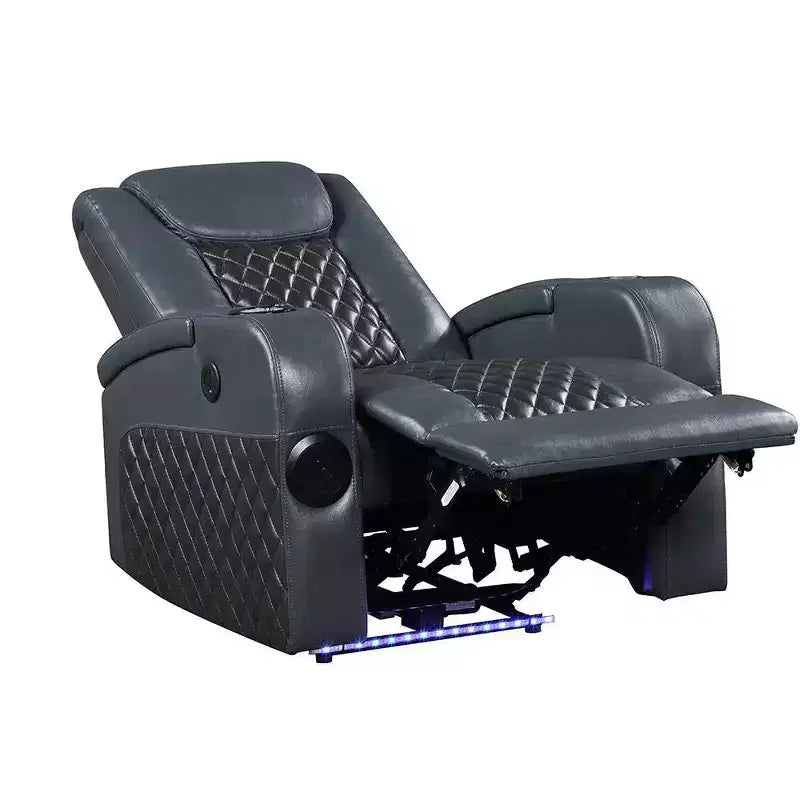 Canapé inclinable électrique en cuir synthétique Alair Acme Furniture