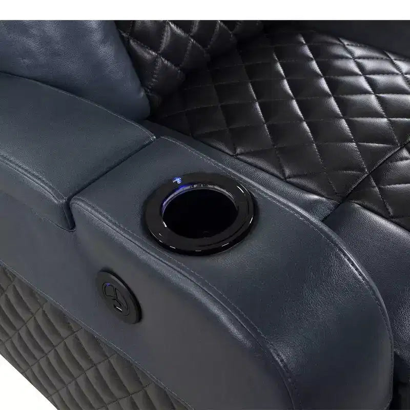 Canapé inclinable électrique en cuir synthétique Alair Acme Furniture