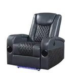 Canapé inclinable électrique en cuir synthétique Alair Acme Furniture