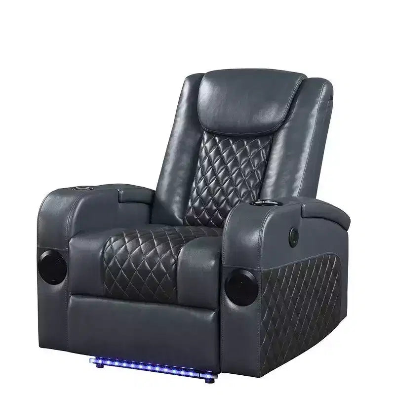 Canapé inclinable électrique en cuir synthétique Alair Acme Furniture
