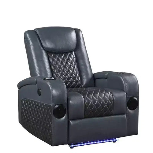Acme Furniture Alair Leather Aire Power Recliner Sofa
