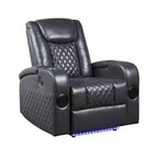 Canapé inclinable électrique en cuir synthétique Alair Acme Furniture