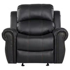 Fauteuil inclinable planeur en similicuir Charlie - Christopher Knight Home : Rembourré, Nettoyage des taches, Cadre en bois