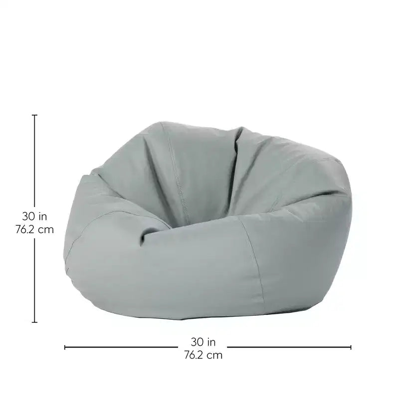 Pouf rond en vinyle Factory Direct Partners pour enfants