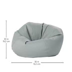 Pouf rond en vinyle Factory Direct Partners pour enfants