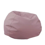 Pouf rond en vinyle Factory Direct Partners pour enfants