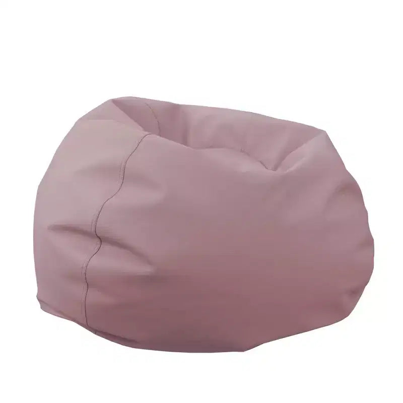 Pouf rond en vinyle Factory Direct Partners pour enfants