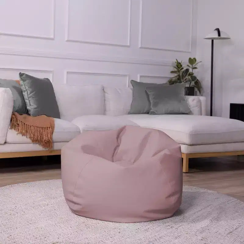 Pouf rond en vinyle Factory Direct Partners pour enfants