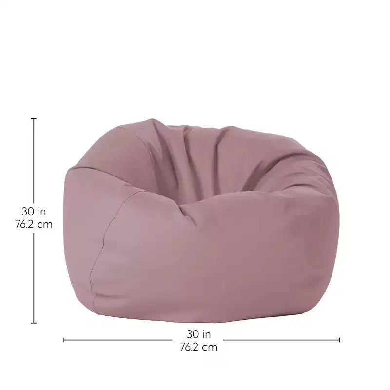 Pouf rond en vinyle Factory Direct Partners pour enfants