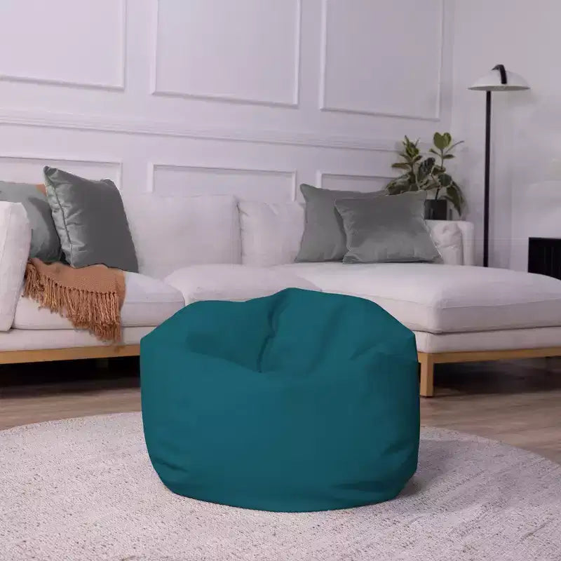 Pouf rond en vinyle Factory Direct Partners pour enfants