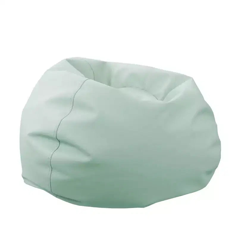Pouf rond en vinyle Factory Direct Partners pour enfants