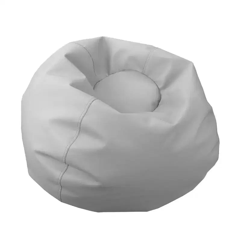 Pouf rond en vinyle Factory Direct Partners pour enfants