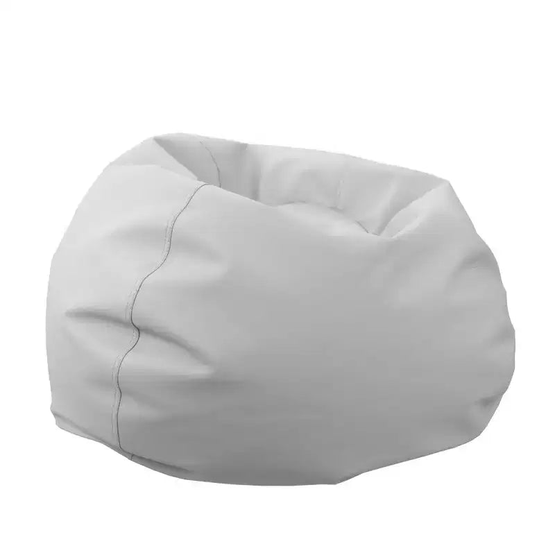 Pouf rond en vinyle Factory Direct Partners pour enfants