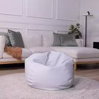 Pouf rond en vinyle Factory Direct Partners pour enfants
