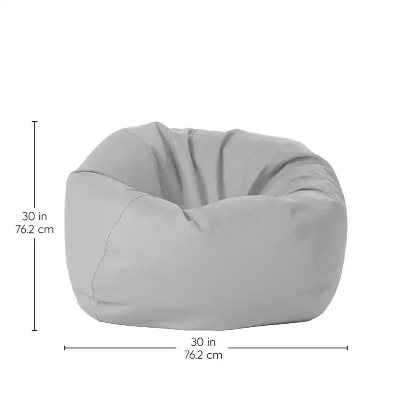 Pouf rond en vinyle Factory Direct Partners pour enfants