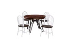 Ensemble de salle à manger 5 pièces en bois et fer Christopher Knight Home Aria
