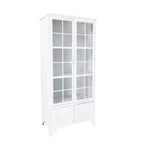 Meuble de Rangement Décoratif Storied Home de 57,5 po de hauteur avec tablettes fixes
