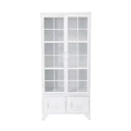 Meuble de Rangement Décoratif Storied Home de 57,5 po de hauteur avec tablettes fixes
