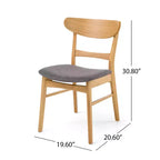 Christopher Knight Home Eliana, ensemble salle à manger 5 pièces en bois et tissu