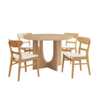 Christopher Knight Home Eliana, ensemble salle à manger 5 pièces en bois et tissu