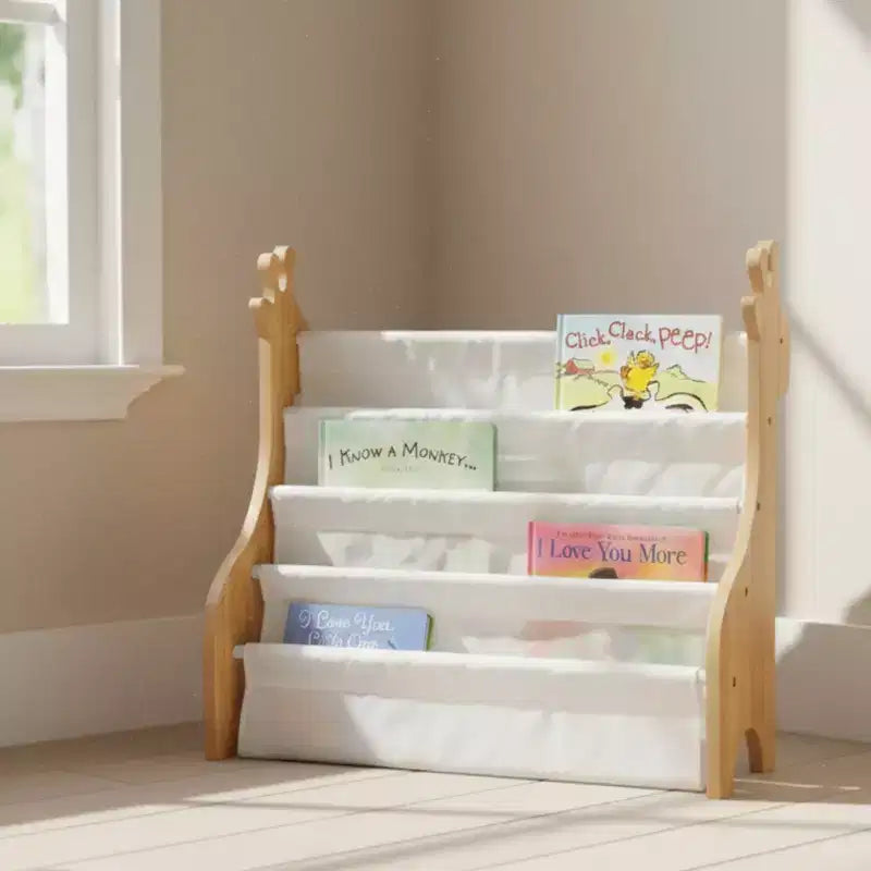 Étagère à livres pour enfants à 4 niveaux Humble Crew
