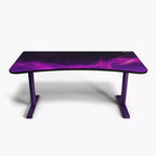 Tapis de souris lavable Arozzi Special Edition Ultrawide Curved Gaming and Office Desk et 3 découpes personnalisées pour support d'écran avec gestion des câbles