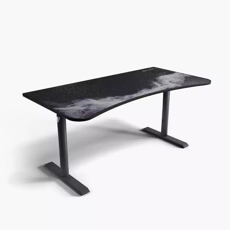 Tapis de souris lavable Arozzi Special Edition Ultrawide Curved Gaming and Office Desk et 3 découpes personnalisées pour support d'écran avec gestion des câbles