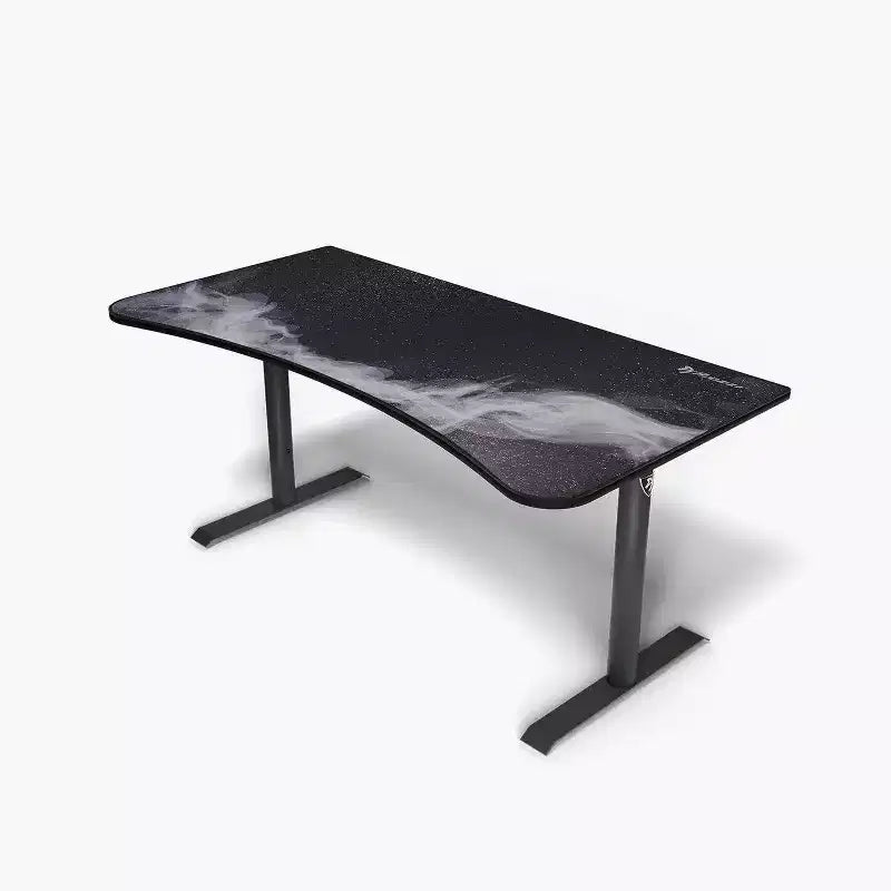 Tapis de souris lavable Arozzi Special Edition Ultrawide Curved Gaming and Office Desk et 3 découpes personnalisées pour support d'écran avec gestion des câbles