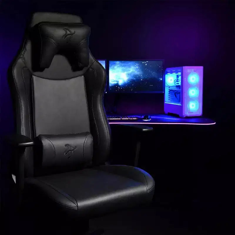 Arozzi Vernazza Chaise de bureau et de jeu ergonomique avec inclinaison basculante, hauteur réglable et soutien lombaire et cervical