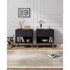 Ensemble de 2 tables de chevet Dumbo Manhattan Comfort avec tiroir