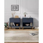 Ensemble de 2 tables de chevet Dumbo Manhattan Comfort avec tiroir