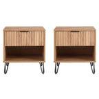Ensemble de 2 tables de chevet Dumbo Manhattan Comfort avec tiroir