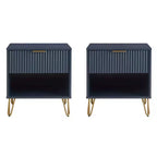Ensemble de 2 tables de chevet Dumbo Manhattan Comfort avec tiroir