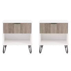 Ensemble de 2 tables de chevet Dumbo Manhattan Comfort avec tiroir