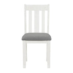 Ensemble table et chaises de salle à manger rétro 7 pièces pour 6 personnes - Table extensible et 6 chaises rembourrées