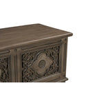 Banc de rangement en bois massif Clara