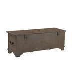 Banc de rangement en bois massif Clara