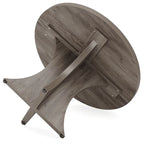 Table de salle à manger ronde pour 4-6 personnes, Table de cuisine noire de 120 cm