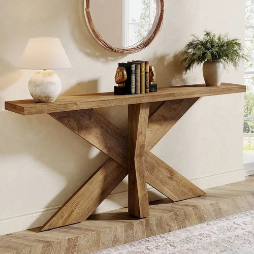 Console de canapé de ferme extra longue de 70,9 po pour entrée ou couloir