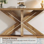 Console de canapé de ferme extra longue de 70,9 po pour entrée ou couloir
