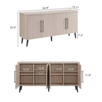 Buffet Manhattan Comfort Mid Century Modern Jodie 64,6 pouces