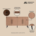 Buffet Manhattan Comfort Mid Century Modern Jodie 64,6 pouces