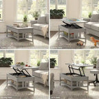 Table basse relevable avec rangement Salinas par Bush Furniture