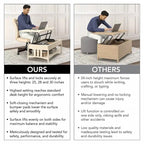 Table basse relevable avec rangement Salinas par Bush Furniture