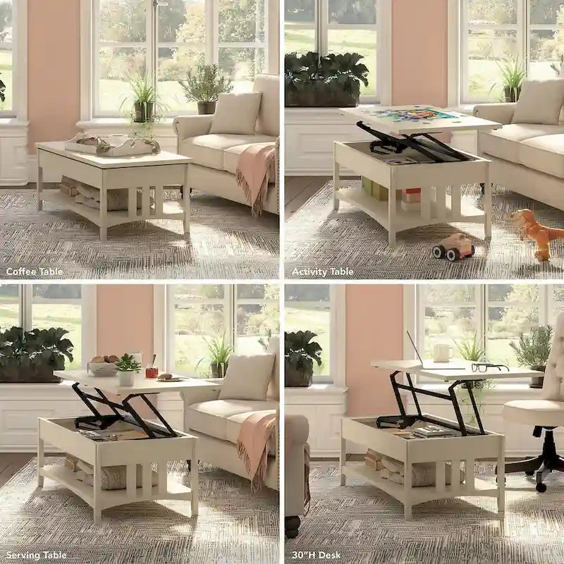 Table basse relevable avec rangement Salinas par Bush Furniture