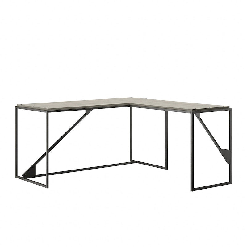 Bush Furniture Refinery Bureau d'angle industriel 62W