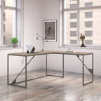 Bush Furniture Refinery Bureau d'angle industriel 62W