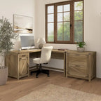 Bureau d'angle 60W Knoxville avec classeur Bush Furniture