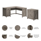 Bureau d'angle 60W Knoxville avec classeur Bush Furniture