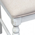 Chaises d'appoint à dossier à lattes Whitney en lin antique (Lot de 2)